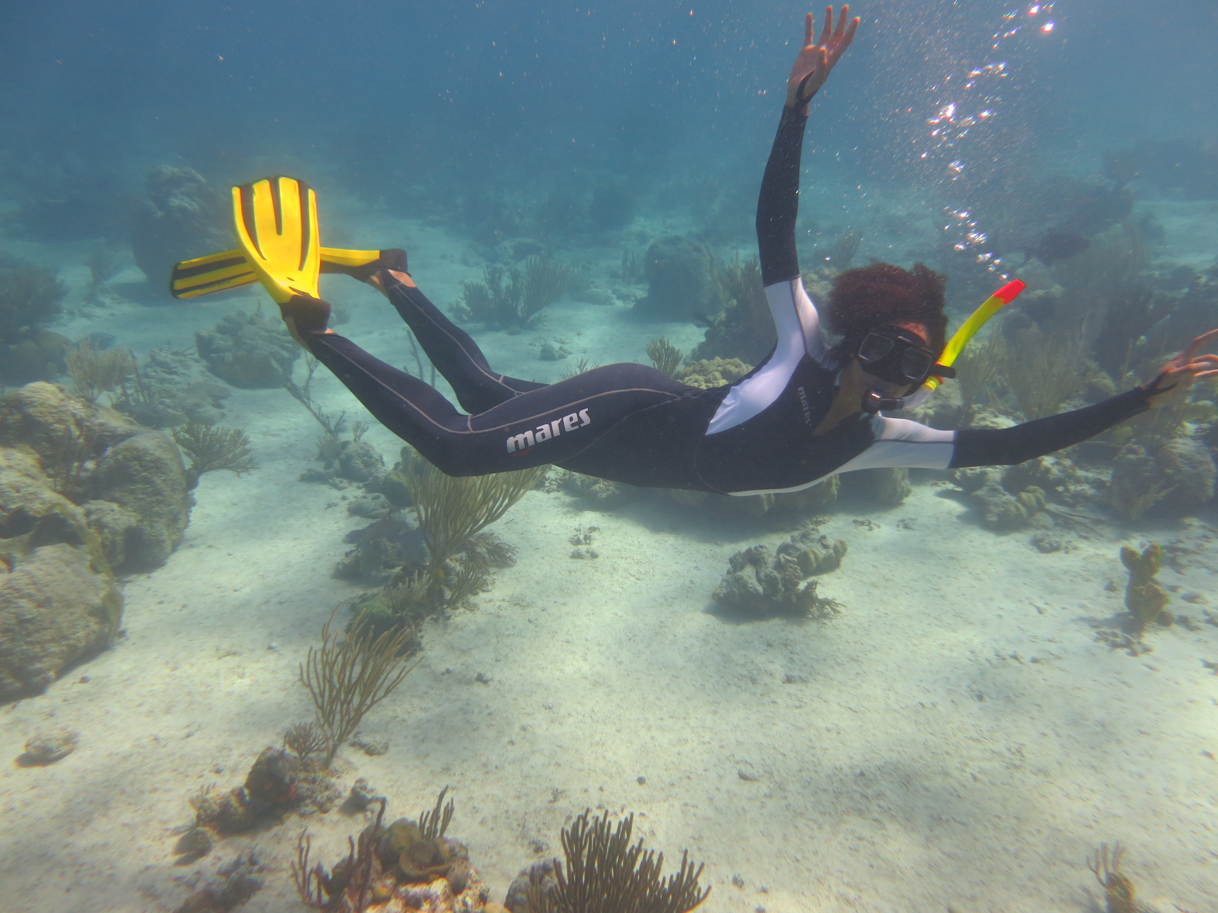 Ayana snorkeling in Bahamas - Ayana.JPG