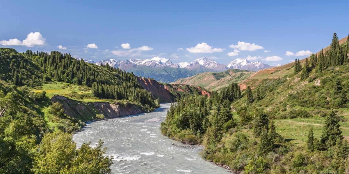 Anchor Coalition: landscape shot of Kyrgyzstan River