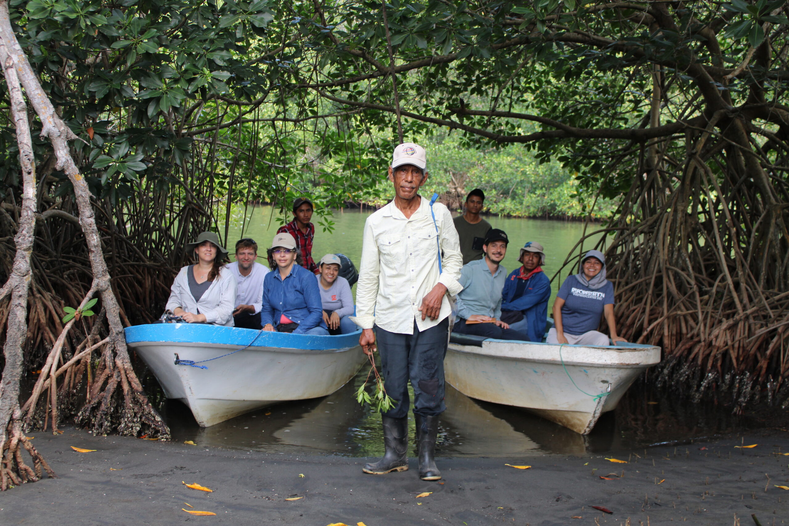Restoration project participants in Chiapas, Mexico