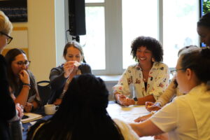 Educators Summit attendees participating in a hands on activity led by Krysta Hougen-Ryall