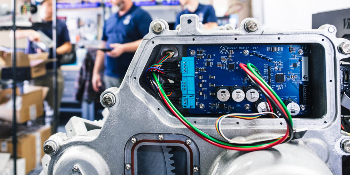 Ocean Motion Technologies machinery.