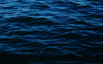 Dark blue ocean surface